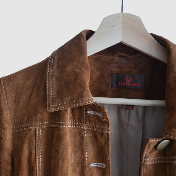 Vintage Danier Genuine Leather Jacket – Brown, Size S - Picture 2 of 7